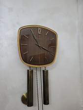 OROLOGIO MECCANICO A PARETE LUCIDO JUNGHANS A PESI 