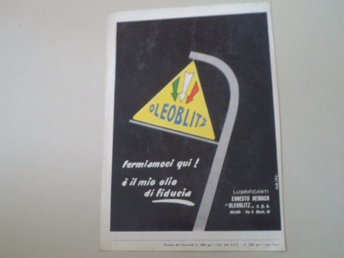 Advertising pubblicità 1958 - pubblicità,