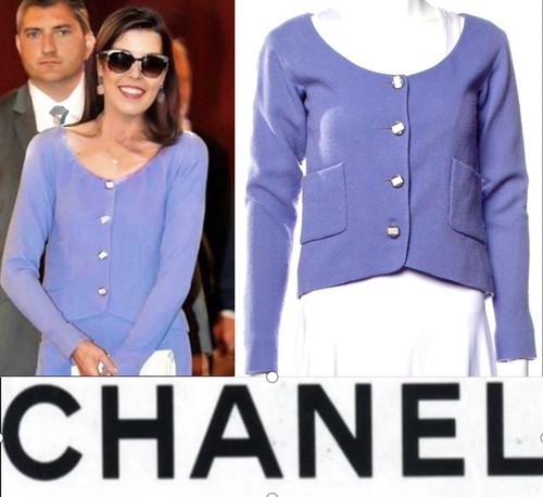 Giacca tweed principessa viola