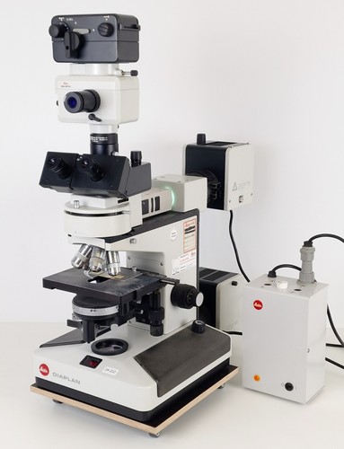 Leitz diaplan microscopio - leitz, a