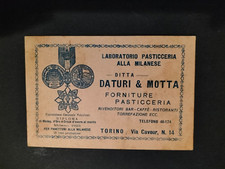 LABORATORIO PASTICCERIA ALLA MILANESE DITTA DATURI & MOTTA TORINO PRIMI 900
