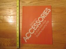 Volkswagen VW Scirocco Accessori 1981 Concessionario Brochure Vendita Auto