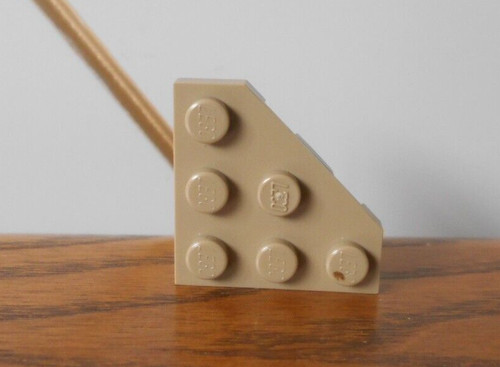 Piatto dark tan 3x3 - tan, 3x3,