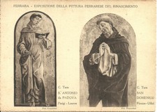 Ferrara, Esposizione Pittura Ferrarese Rinascimentale 1933/1934, Lot 5 cart.