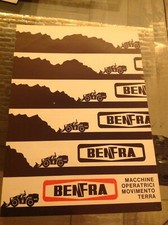 DEPLIANT VINTAGE BENFRA MACCHINE OPERATRICI MOV. TERRA MODENA BENDINI FRASCAROLI