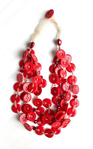 Collana bottoni resina - di,