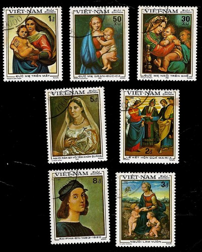 Francobolli raffaello pittore - francobolli,