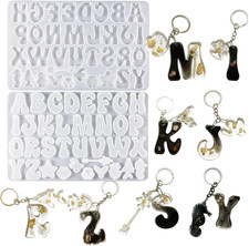 Stampi per Alfabeti Stampo in Resina Epossidica Perforato a Forma Di Lettera Sil