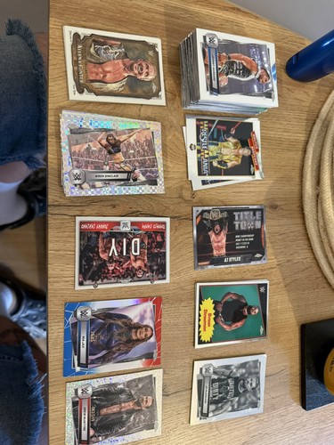 Carte topps chrome - chrome, wwe