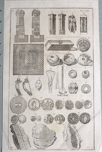 1788 antico stampa vari monete - vari,
