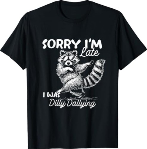 Maglietta funny raccoon sorry - funny,