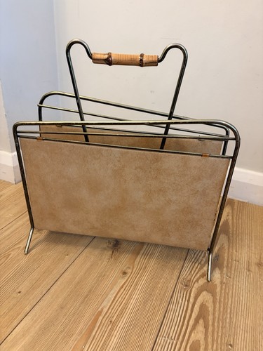 Porta riviste vintage metà