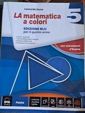La matematica a colori edizione blu vol 5