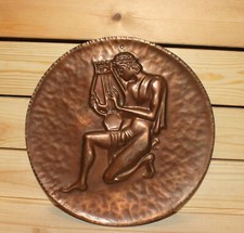 Placca vintage in rame da