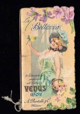 BERTELLI 1902 CALENDARIETTO DA