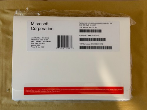 Windows server 2025 standard - 2025,
