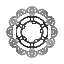 EBC Float Vee Rotore Anteriore Nero Mozzo Anteriore Destro per Suzuki GSXR 1000 K7 2007-08