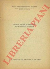 NEGRI L. -  Criteri di