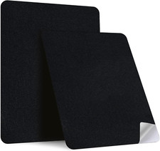 Tessuto Adesivo per Riparazioni 20X28Cm 2 Pezzi, Nero Patches Di Tessuto Di Lino
