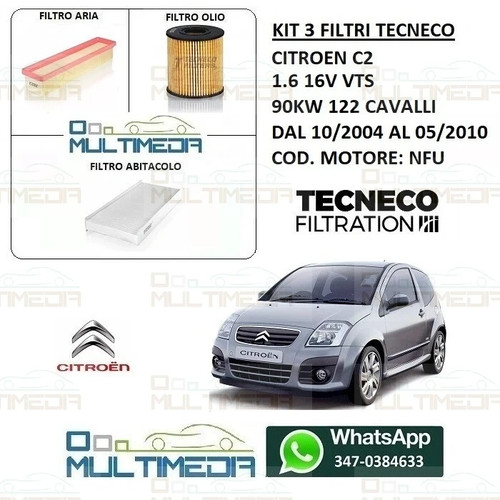 Kit tagliando filtri tecneco - kit,