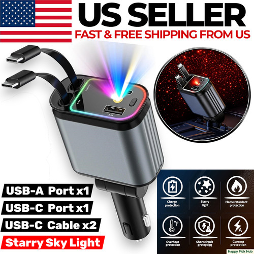 Caricabatteria auto usb c - da,