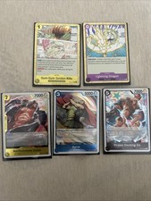 Set Of 5 One Piece Rare Cards