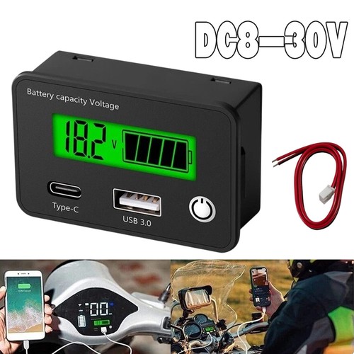 Voltmetro digitale 12v 24v - voltmetro,