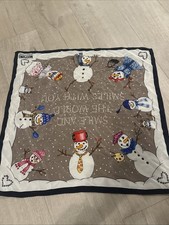 Sciarpa di seta pupazzo di