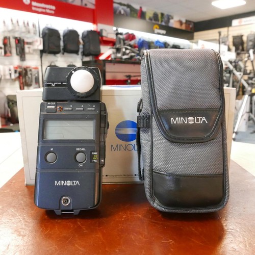 Minolta flash meter - meter, iv