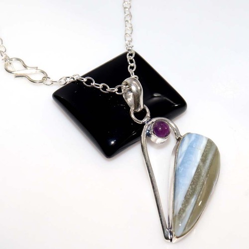 Collana medaglione argento - medaglione, 925