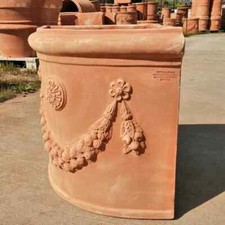 Vaso angolare Terracotta