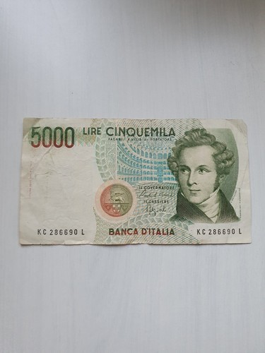 Banconota 5000 cinquemila - 5000,
