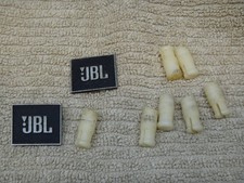 JBL L26 COPPIA PANNI LOGO E GRIGLIA ORIGINALI - RICAMBI O RESTAURO -