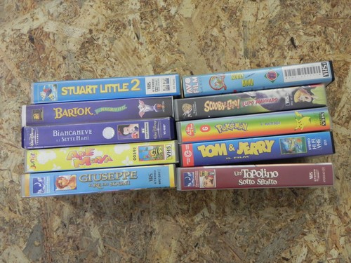 Lotto collezione vhs - collezione, 10