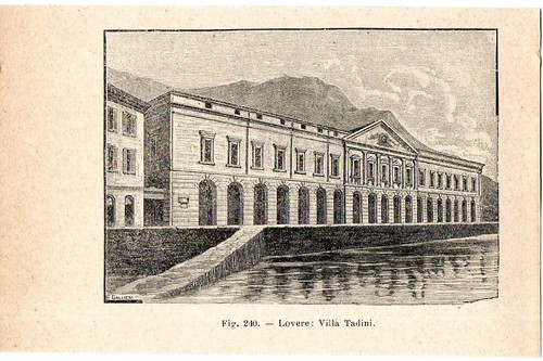 Stampa antica lovere accademia - antica,