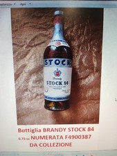 Brandy Stock 84 -nunerata Da Collezione Vintage