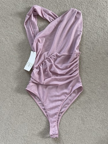 Body zara rosa viola - zara, maglia