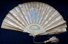 Antico ventaglio 1800 osso - ventaglio,