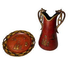 Rarissimo antico vaso e piatto