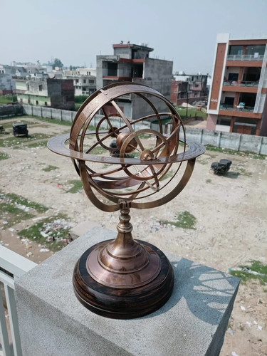 Sfera globo astrolabio - , ottone