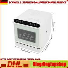 Lavastoviglie da Tavolo Portatile 6L Mini Lavastoviglie Lavastoviglie Compatta 1100W