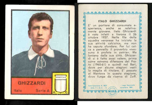 Figurina calciatori mira - figurina,