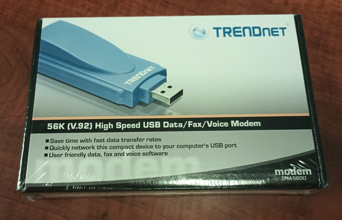 Trendnet 56k modem - 56k, (v.92)