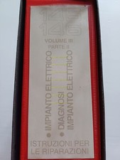 Alfa Romeo 145-146 1996-9 manuale officina Impianto elettrico-Diagnosi vol. III