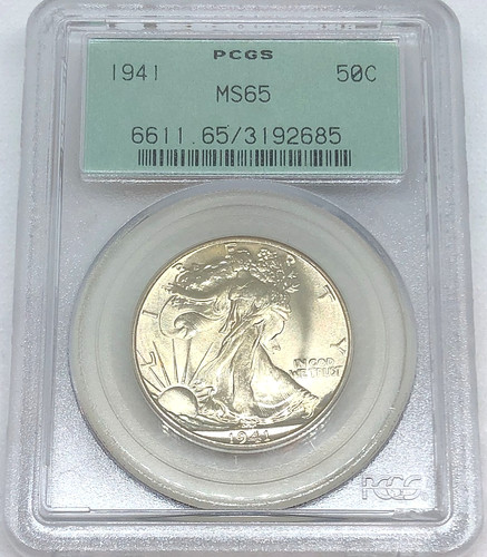 Mezzo dollaro 1941 - , walking