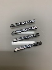 4 adesivi AMG emblema logo