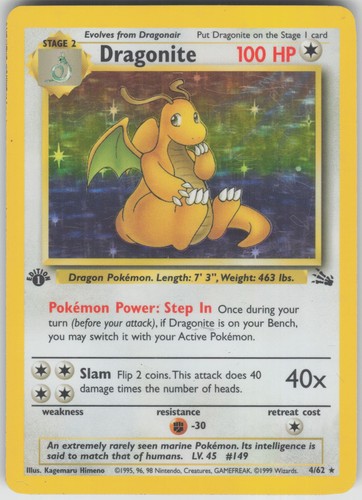 Pokemon tcg dragonite holo - tcg,