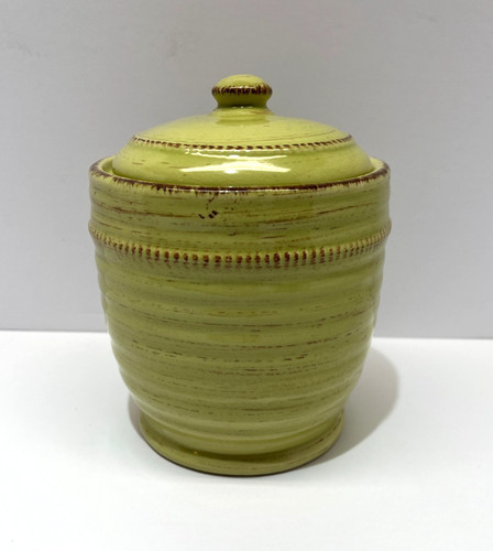 Bidone ceramica oliva - ceramica, e