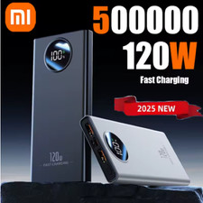 Power Bank 50000mAh 30000mAh  120W Fast Charger Portable Battery iPhone Android