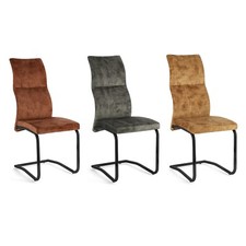 Sedia In Velluto o Ecopelle